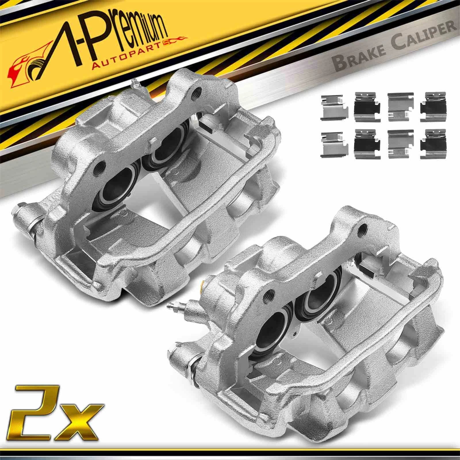 2X Front Disc Brake Caliper for Mercedes-Benz GLK350 GLK250 (2013–2015)