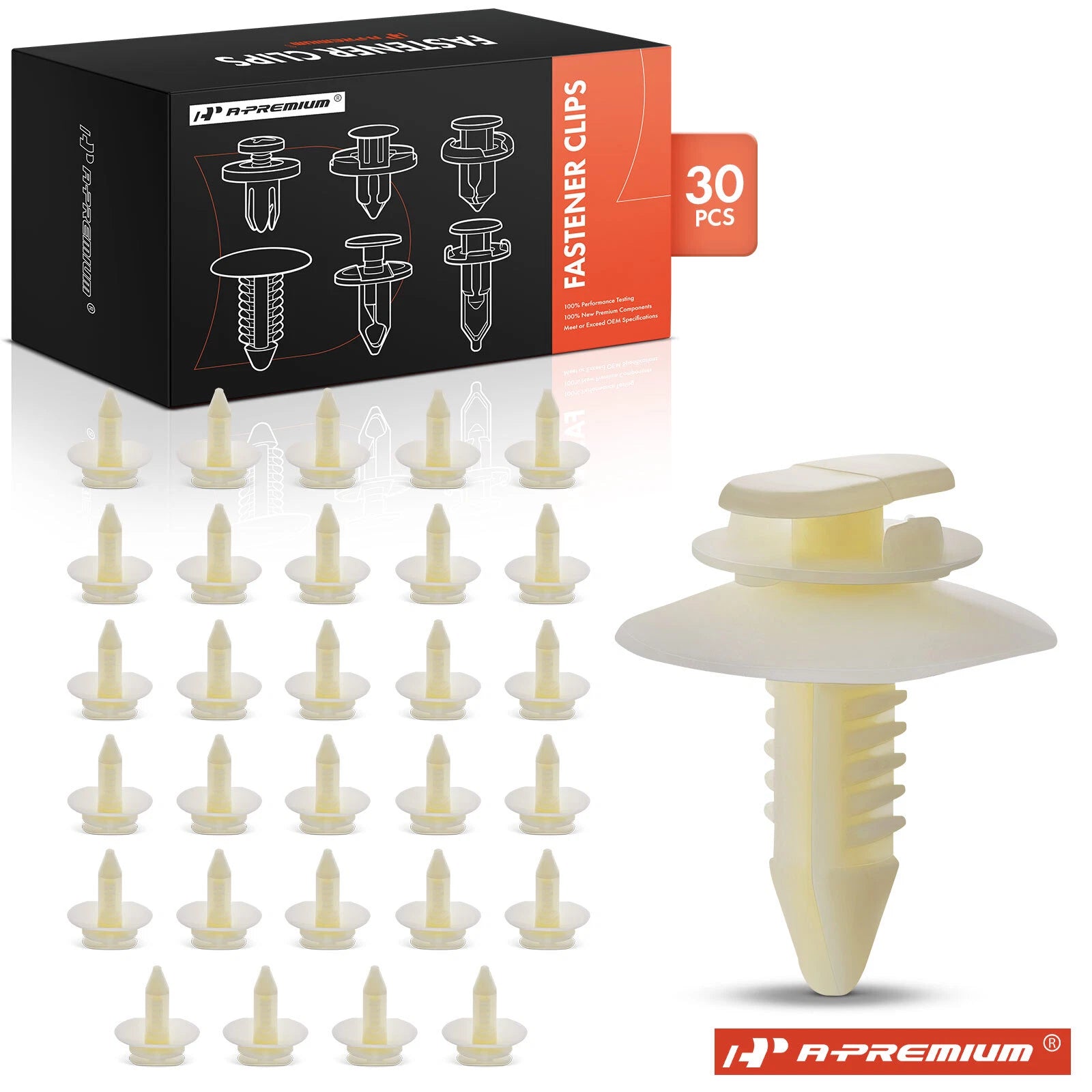 30x Nylon Door Trim Panel Clips for Buick Cadillac