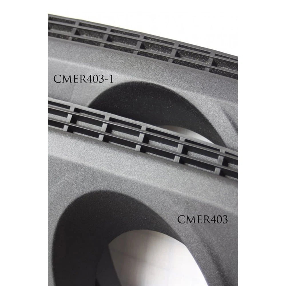 Polished Stainless Chopped Oval Style Exhaust Trim Rings for 10-13 Chevy Camaro