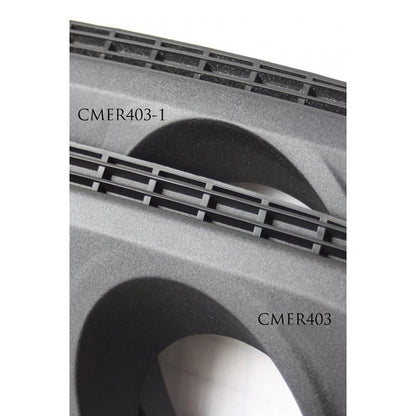 Polished Stainless Chopped Oval Style Exhaust Trim Rings for 10-13 Chevy Camaro