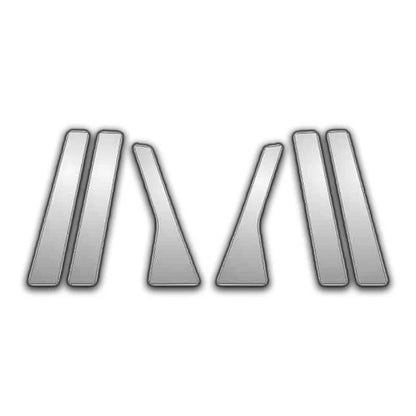 Chrome Pillar Post Covers Set for 2009–2013 Subaru Forester