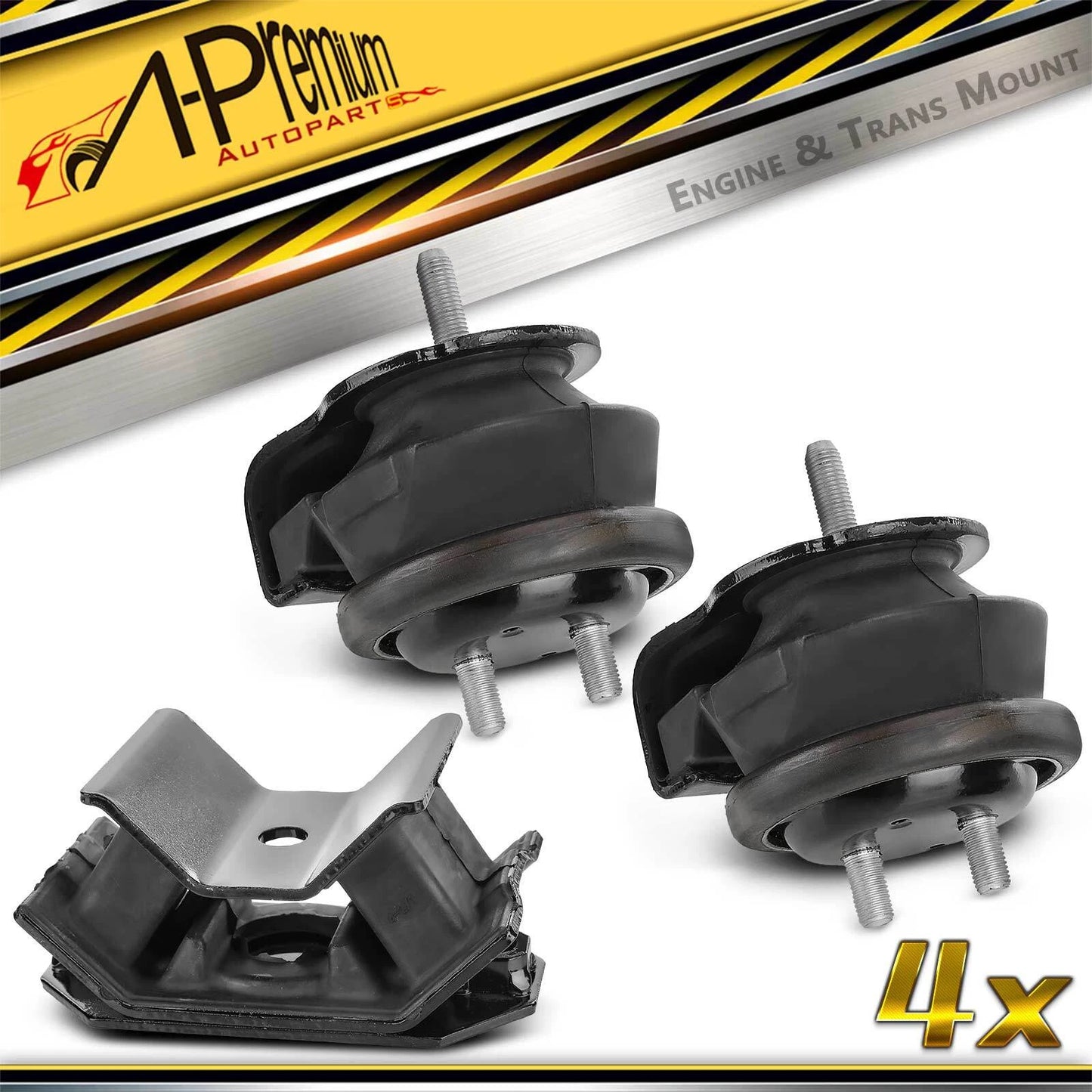 3X Engine Motor & Transmission Mount for Suzuki Grand Vitara (1999–2005)