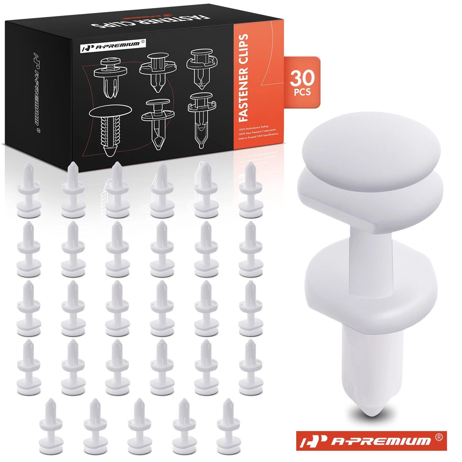 30Pcs Nylon Door Panel Retainer Clips for Chevrolet GMC