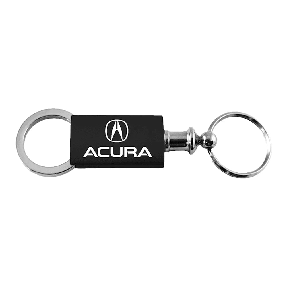 Black Anodized Aluminum Valet Keychain - Officially Licensed for Acura