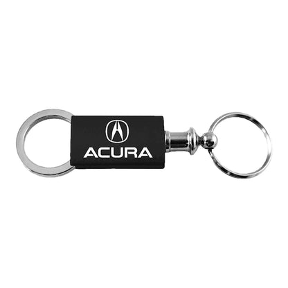Black Anodized Aluminum Valet Keychain - Officially Licensed for Acura