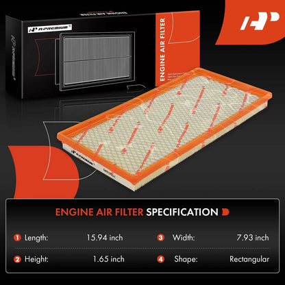 2X Engine Air Filter for Chevrolet Tahoe, Blazer, GMC Yukon (1994–1996)