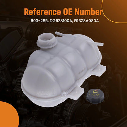 Engine Coolant Reservoir Tank with Cap for Ford Mustang (2015–2023)