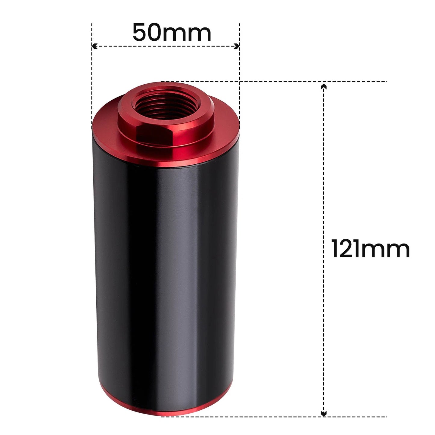50mm 100 Micron In-Line Fuel Filter Kit for Universal (AN 6–10, 6–8–10)