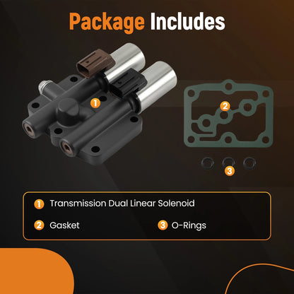 Dual Linear Solenoid for Acura TL (1999–2003) for Honda Pilot (2003–2007)