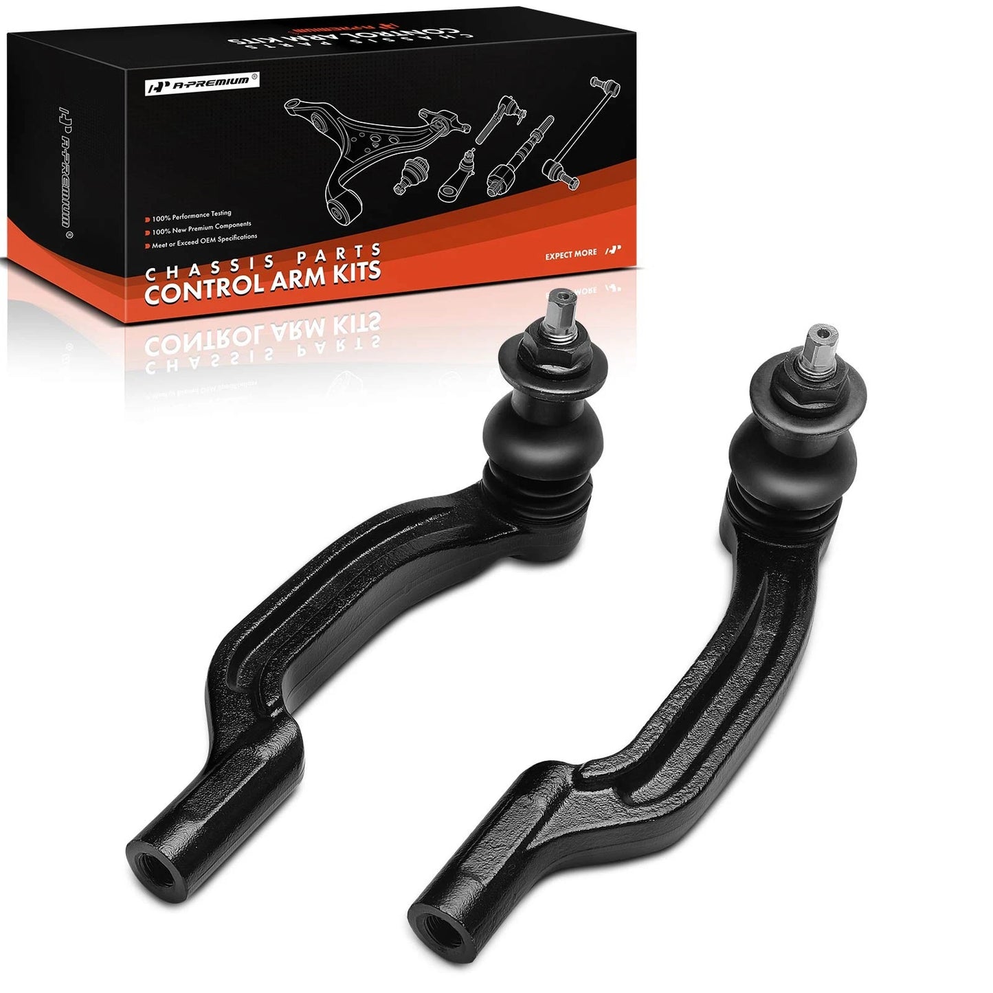 2X Front Outer Tie Rod End for Mercedes-Benz CLA250 (2020–2022)