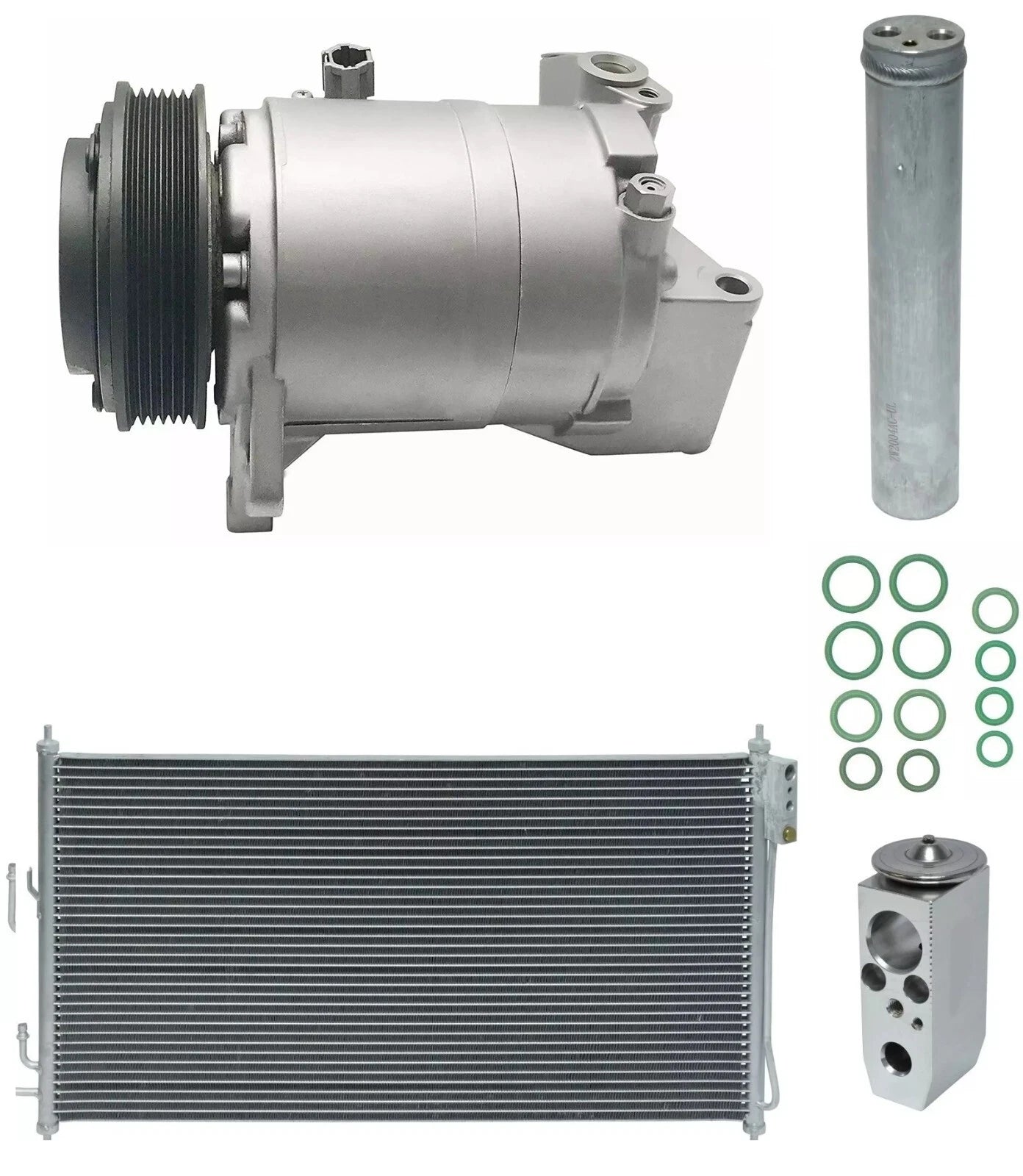 AC Compressor Kit with Condenser for Nissan Murano 3.5L (2006–2007)