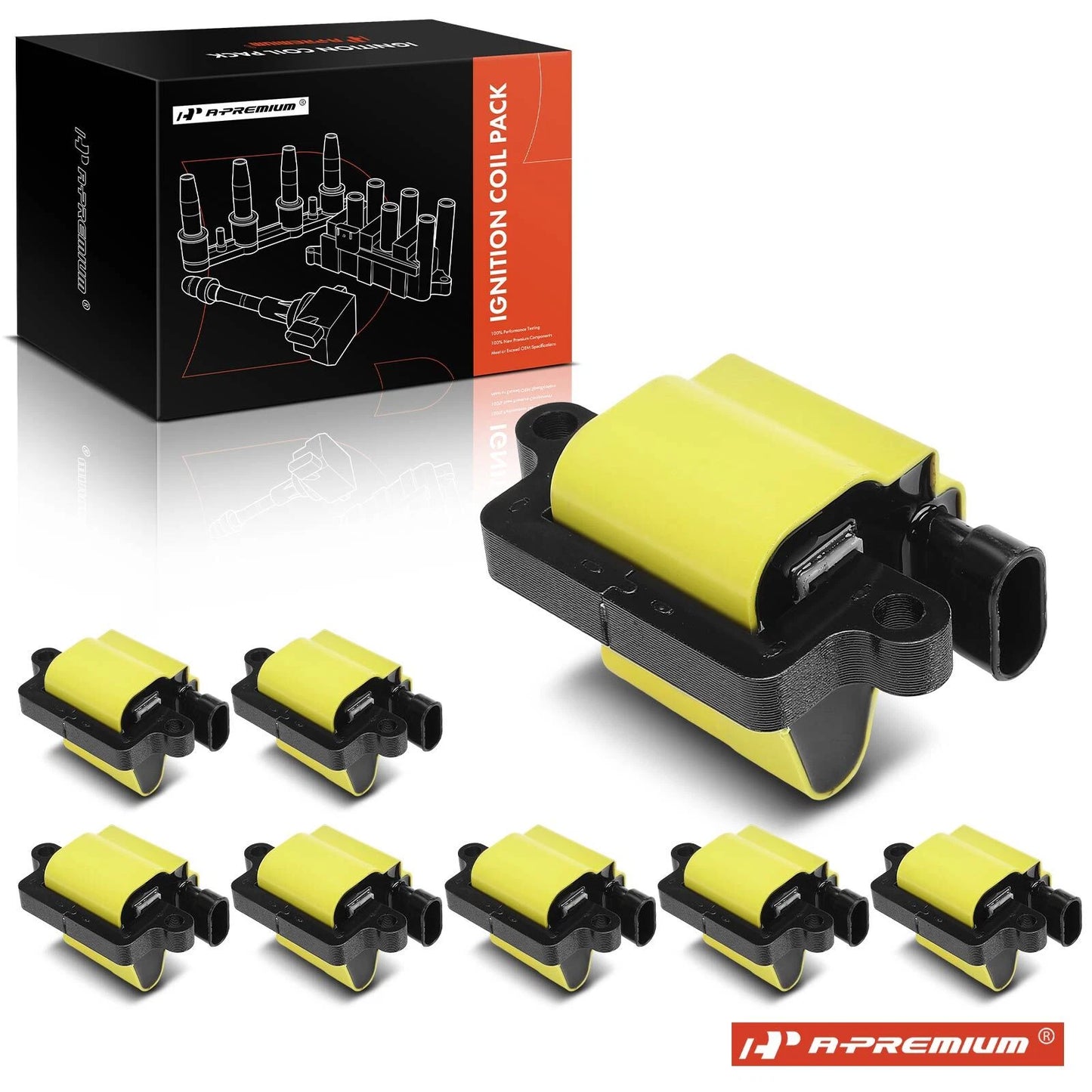 8x Ignition Coil Pack for Chevy Express 1500 (2003–2006)