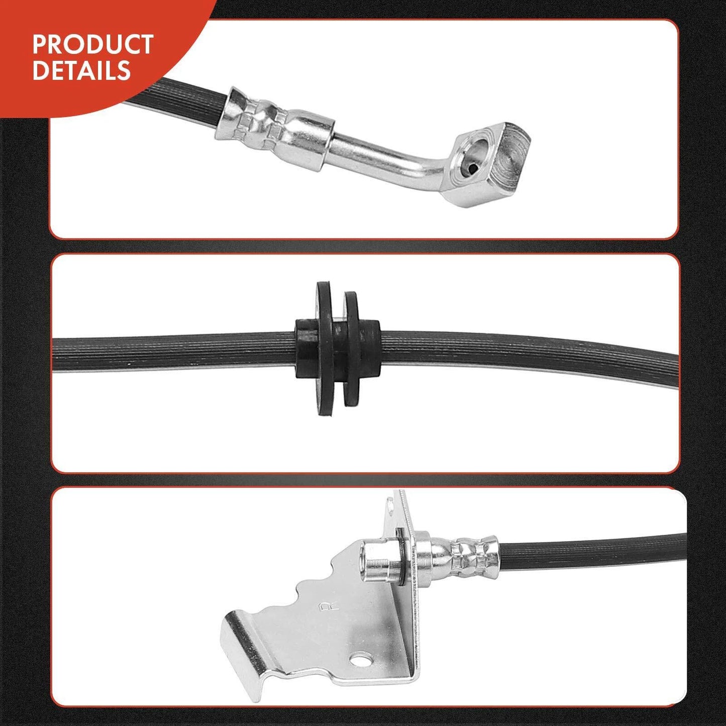 2X Front Brake Hydraulic Hose for Chevrolet SS (2014–2017)