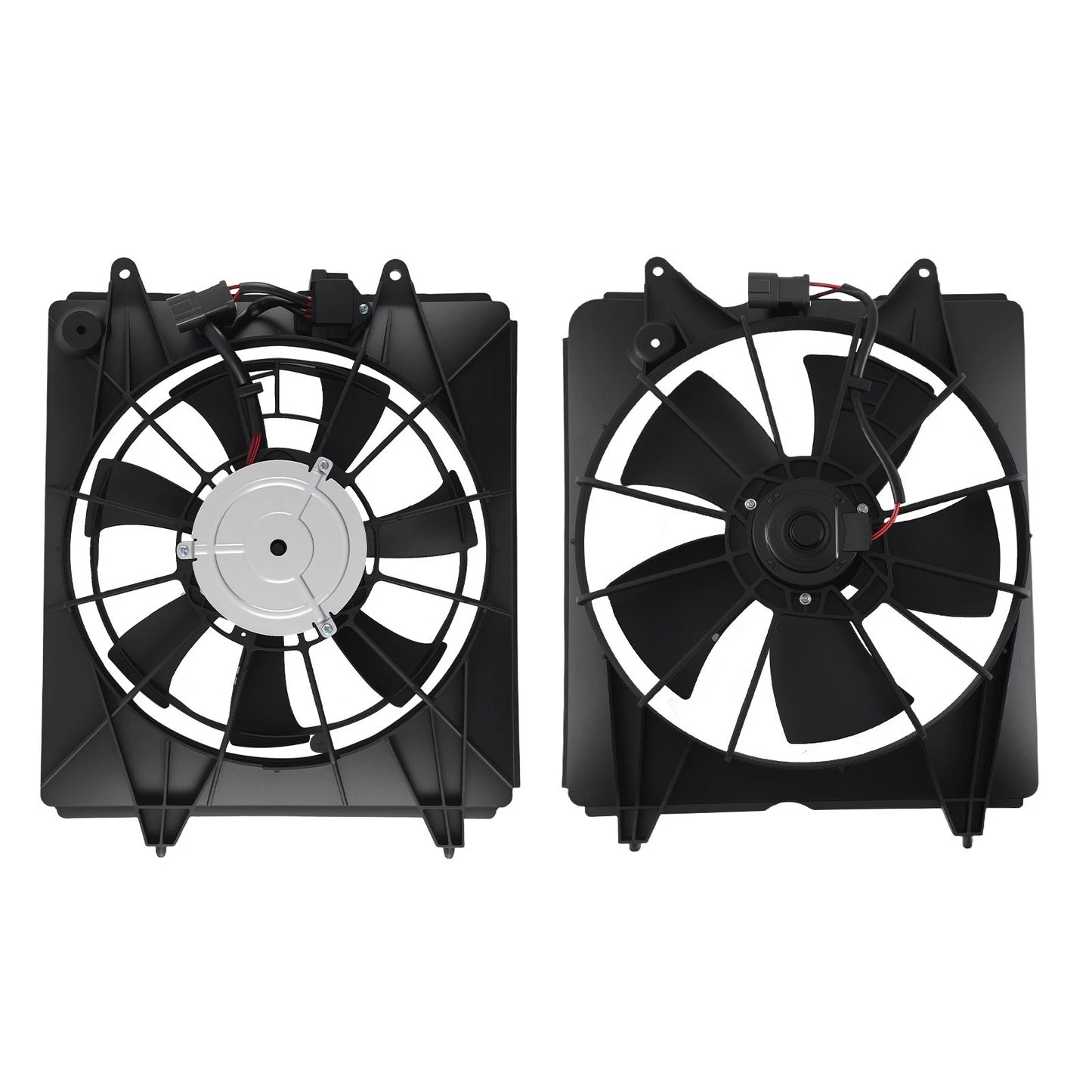 2x Radiator A/C Condenser Cooling Fan for Honda CR-V (2007–2009)
