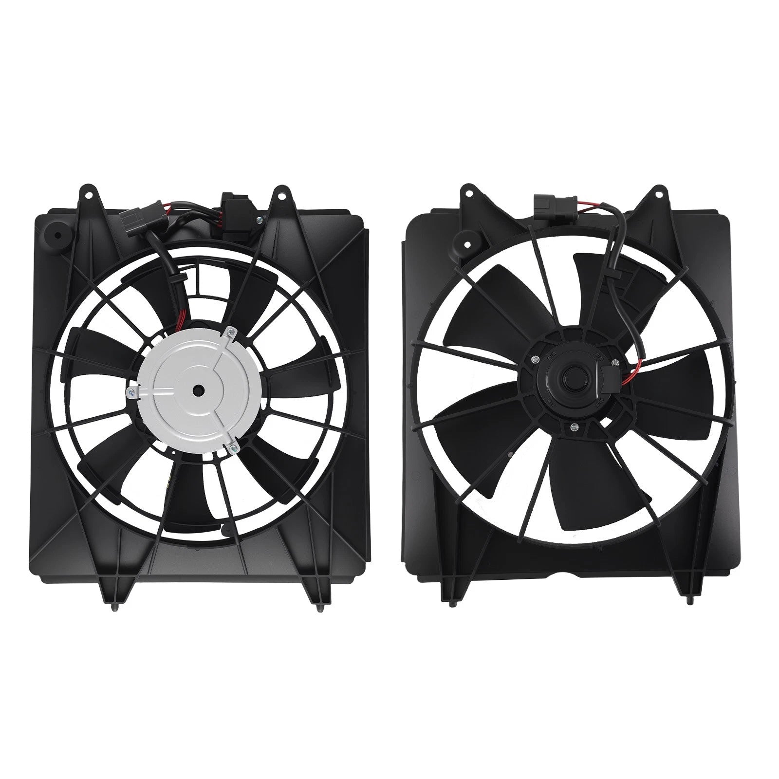 2x Radiator A/C Condenser Cooling Fan for Honda CR-V (2007–2009)