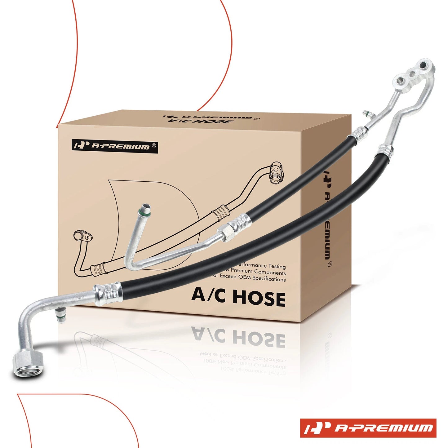 AC Hose Suction & Discharge Assembly for Chevy GMC C1500 C2500 K1500 K3500 (1990–1999)