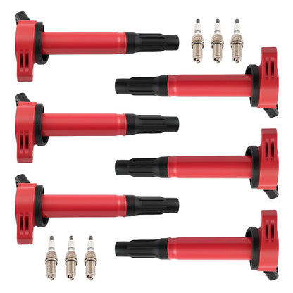 Ignition Coil and Iridium Spark Plug Set for Toyota 4Runner Tundra (2013–2014)