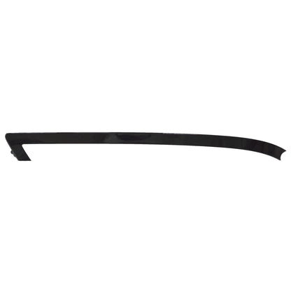 Replacement Black Painted TPO Plastic Passenger Side Front Bumper Cover Molding
