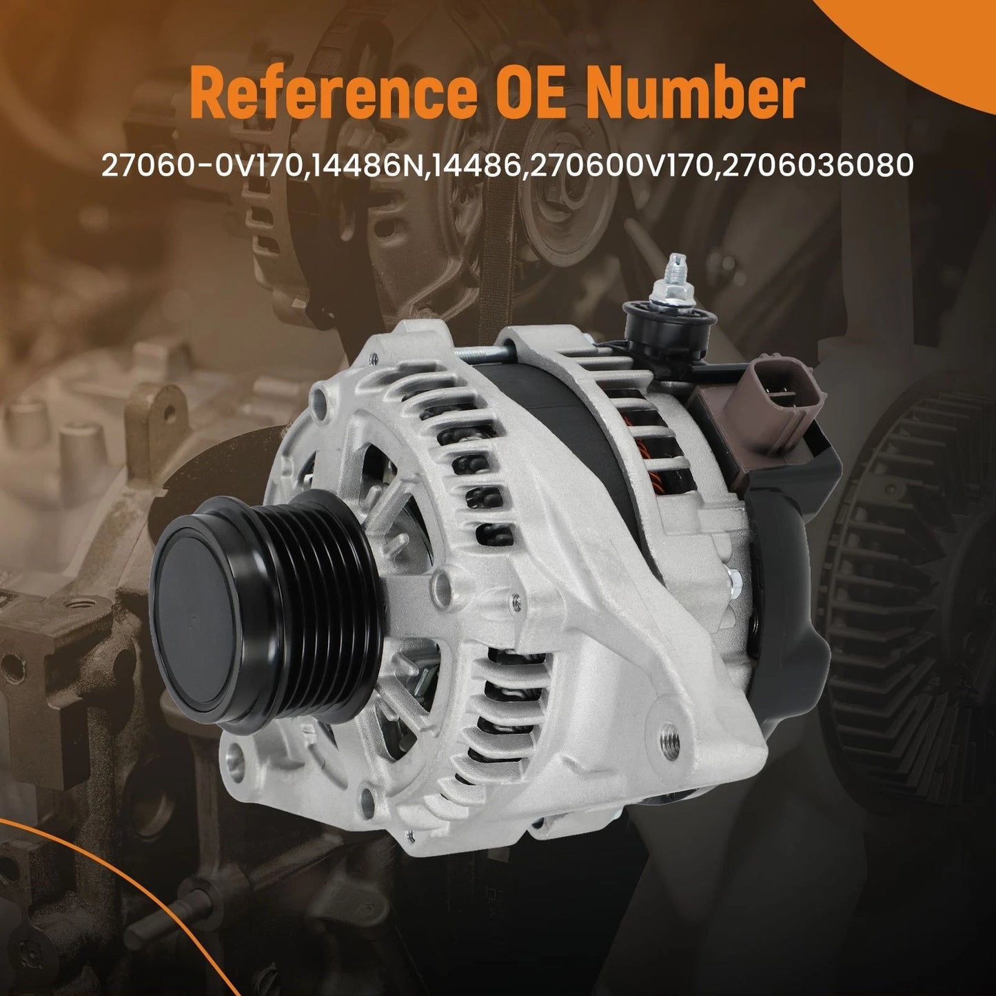 6 Groove Generator Alternator for Toyota Camry 2.5L (2015–2017)