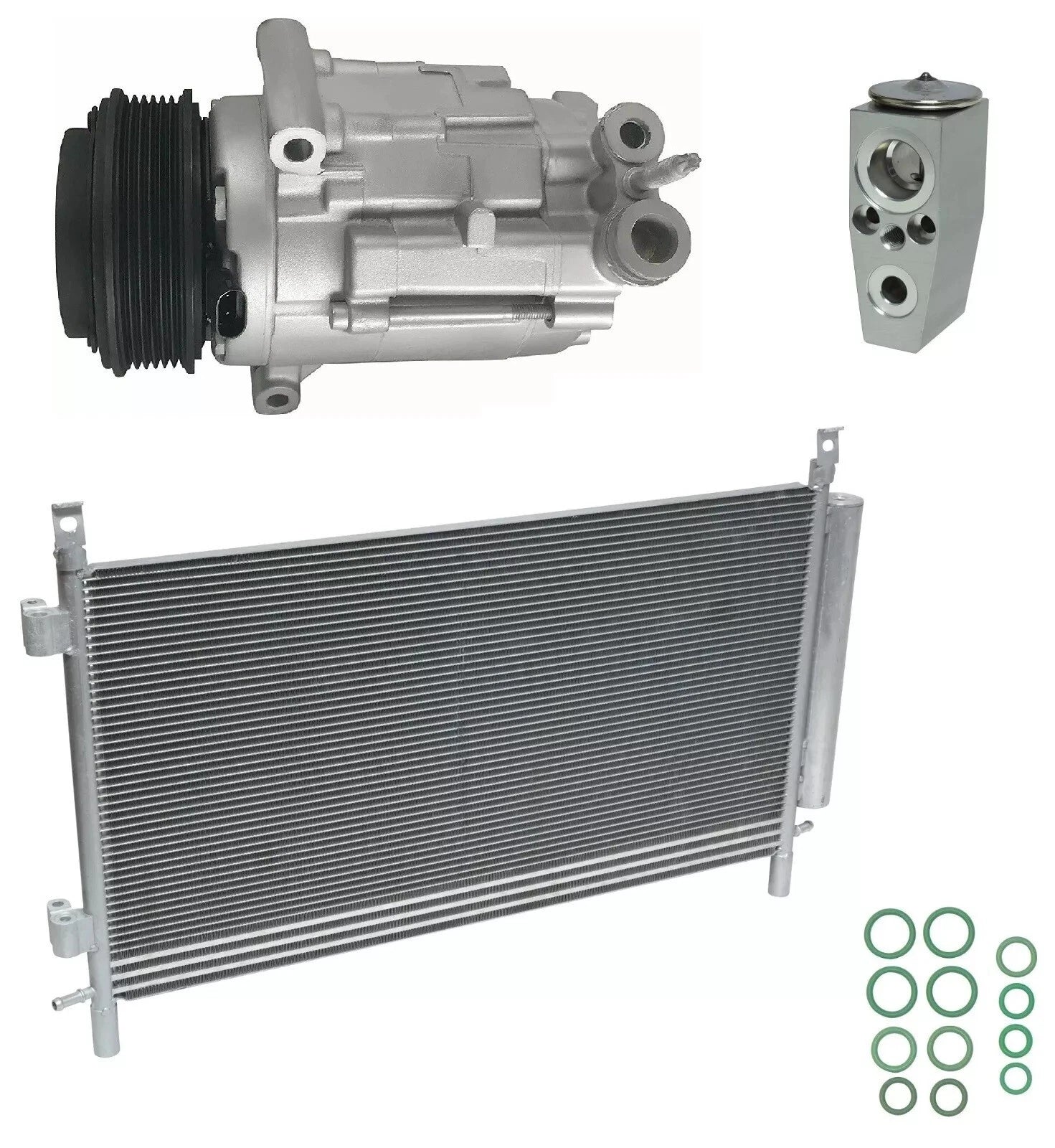 AC Compressor Kit With Condenser for Chevrolet Camaro 3.6L (2010–2010)