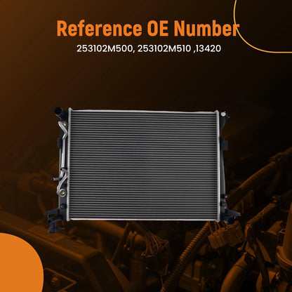 Aluminum Radiator for Hyundai Genesis Coupe 2.0L (2013–2014)