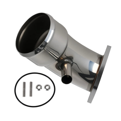3.5" Polished Turbo Intake Horn Kit for GM Duramax 6.6L L5P (2017–2019)