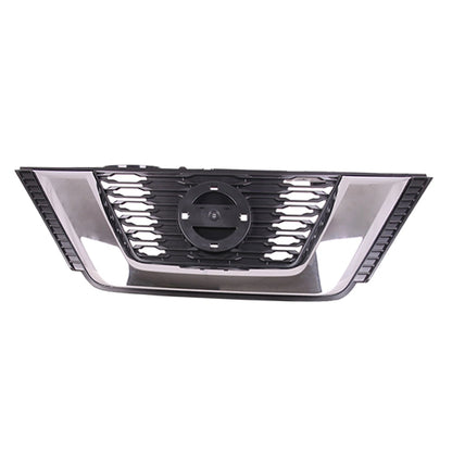 Front Grille Replacement Black ABS w Chrome Molding for 2017-2018 Nissan Rogue