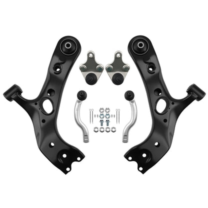 4x Front Lower Control Arm w/ Tie Rod for Toyota RAV4 Lexus NX 300 (2006–2021)