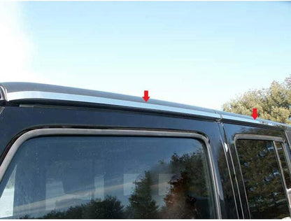 4pc. Luxury FX Chrome Roof Accent Trim for 2007-2018 Jeep Wrangler
