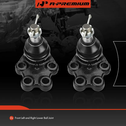2X Front Lower Side Ball Joint for Chevrolet Silverado 2500 (1999–2000)