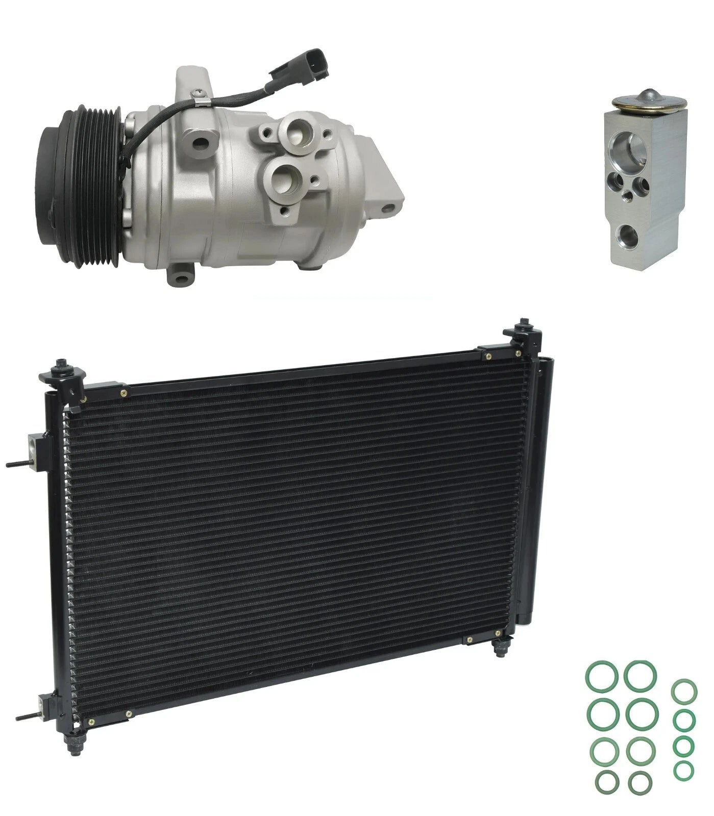 A C Compressor Kit With Condenser Replacement for Mazda CX-9 (2015–2019)
