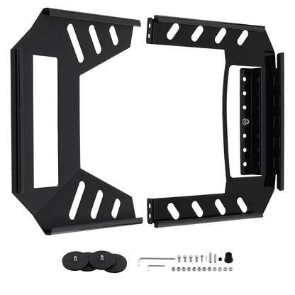 Flat Mount Support for Starlink Gen 3 for RV Vans, Boats (Black Steel)