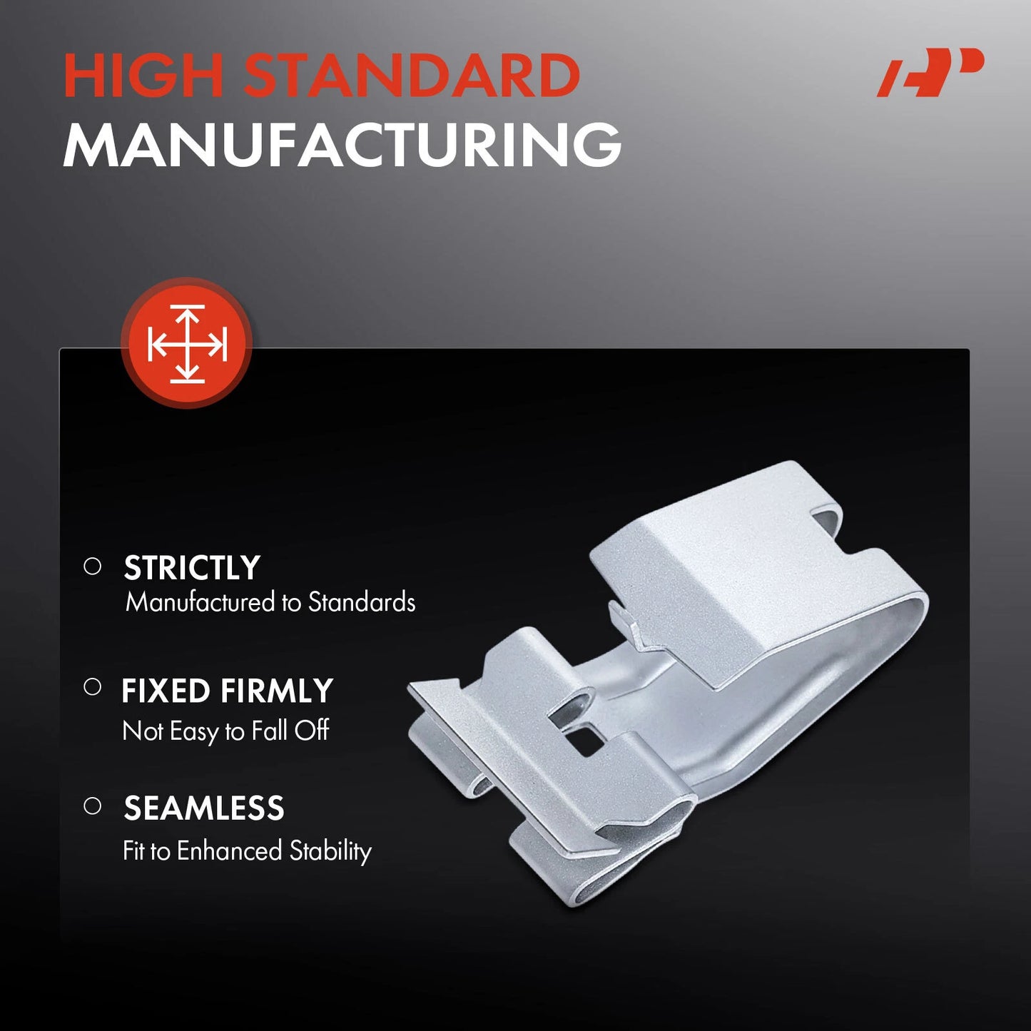 30Pcs Zinc Radiator Grille Retainer Clips for Chevy GMC (1994–2007)