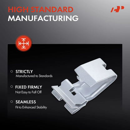 30Pcs Zinc Radiator Grille Retainer Clips for Chevy GMC (1994–2007)