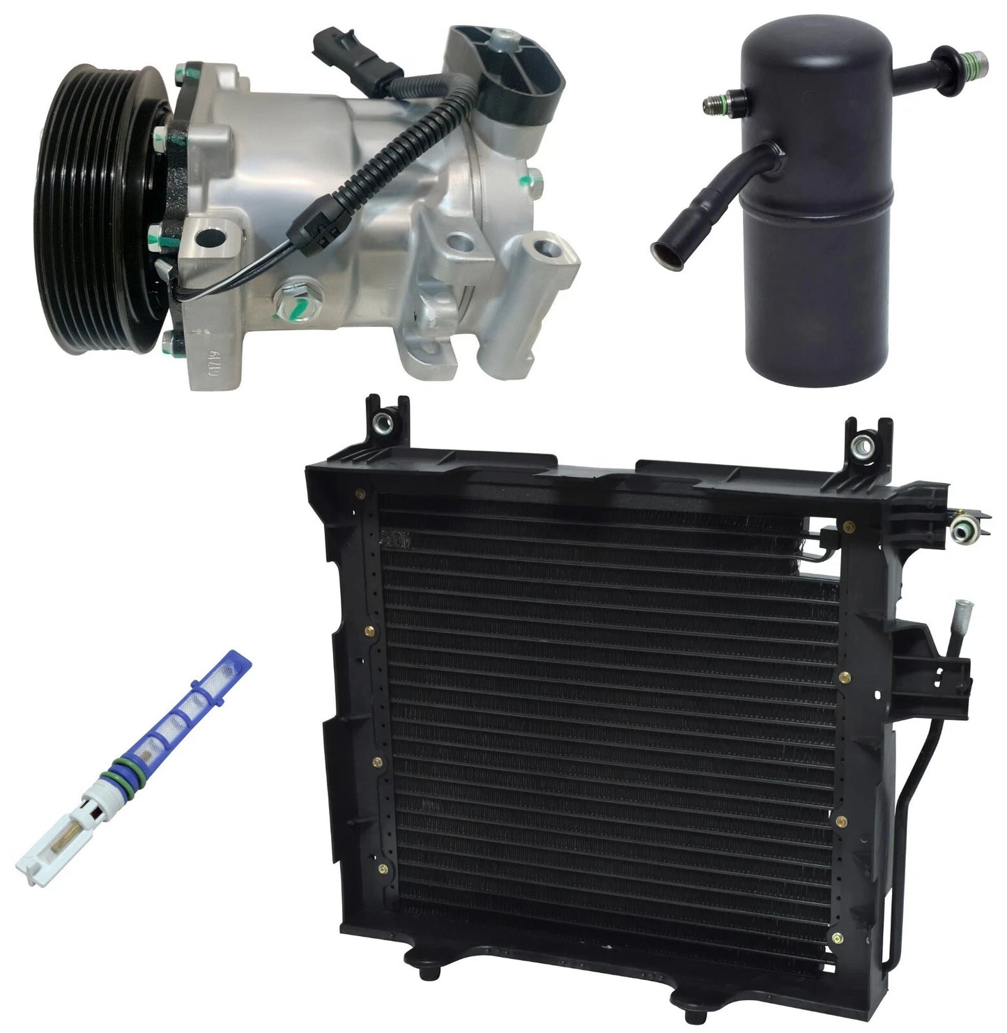 AC Compressor Kit With Condenser for Dodge Dakota 5.9L (1999–2004)