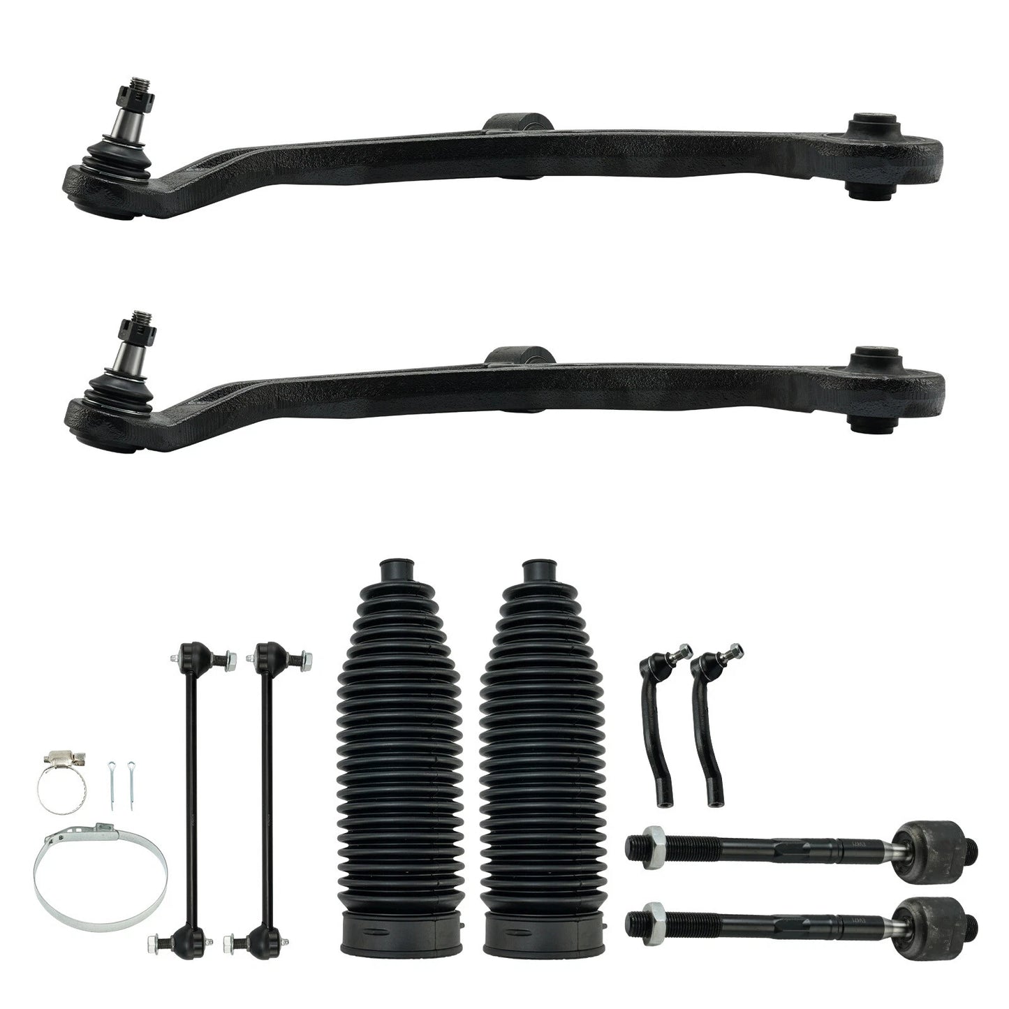 Front Lower Control Arm Ball Joint Sway Bar Tie Rod for Honda Pilot (2006–2008)