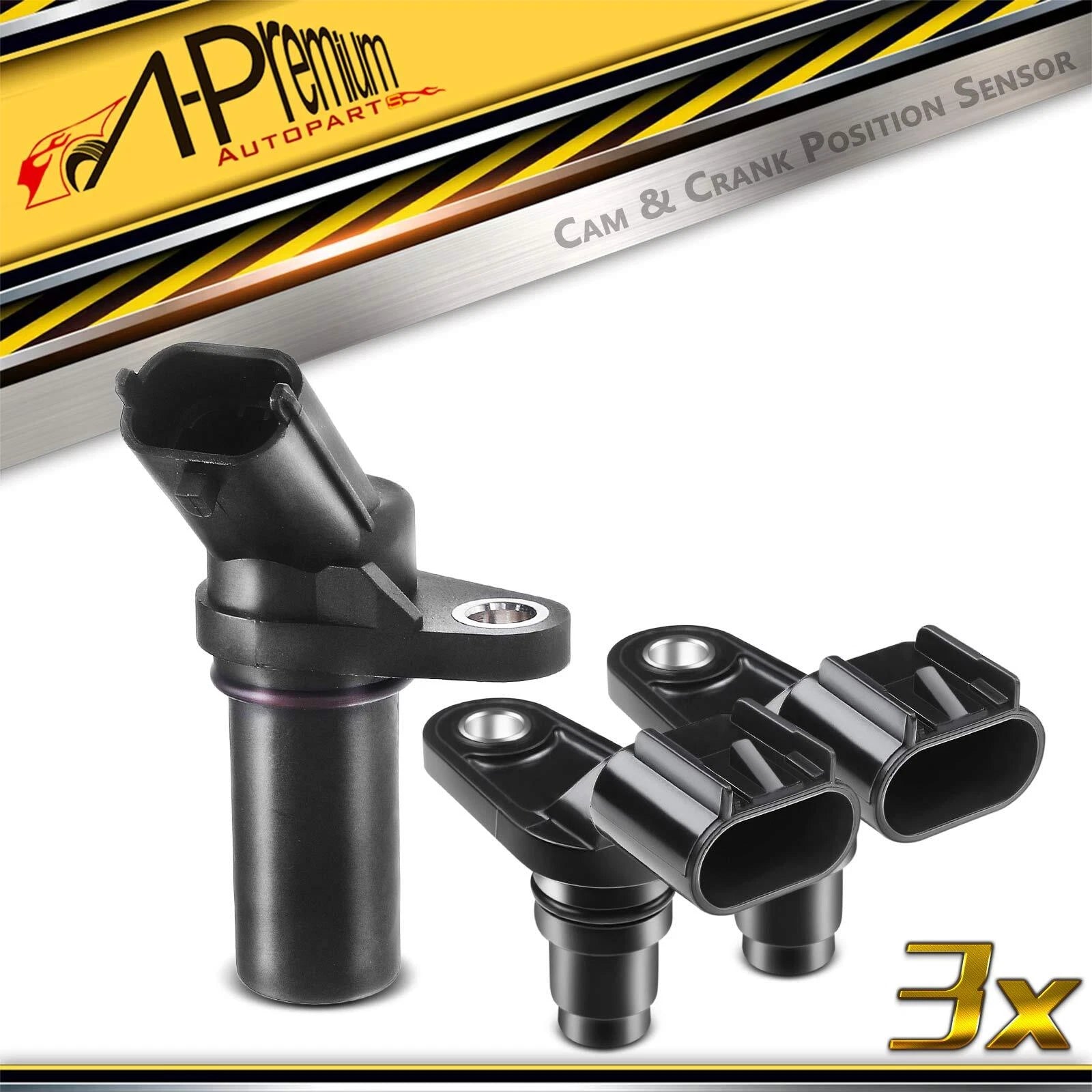2X Camshaft & Crankshaft Position Sensors for Buick Regal (2011–2017)