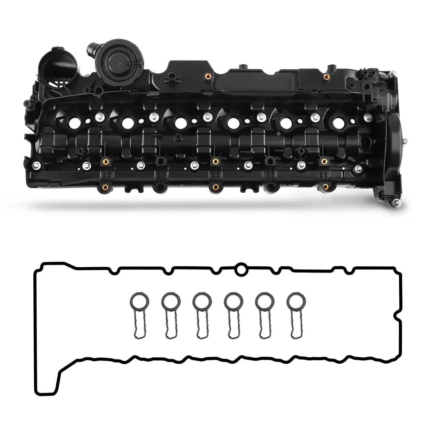 Engine Valve Cover with Gasket for BMW E90 E92 X3 X4 X5 X6 F10 (2005–2016)