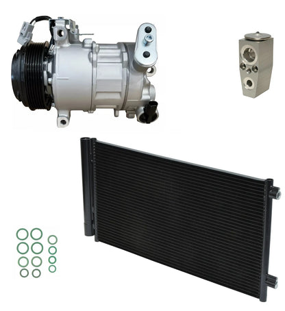 AC Compressor Kit w Condenser for Jeep Renegade 2.4L (2018–2018)