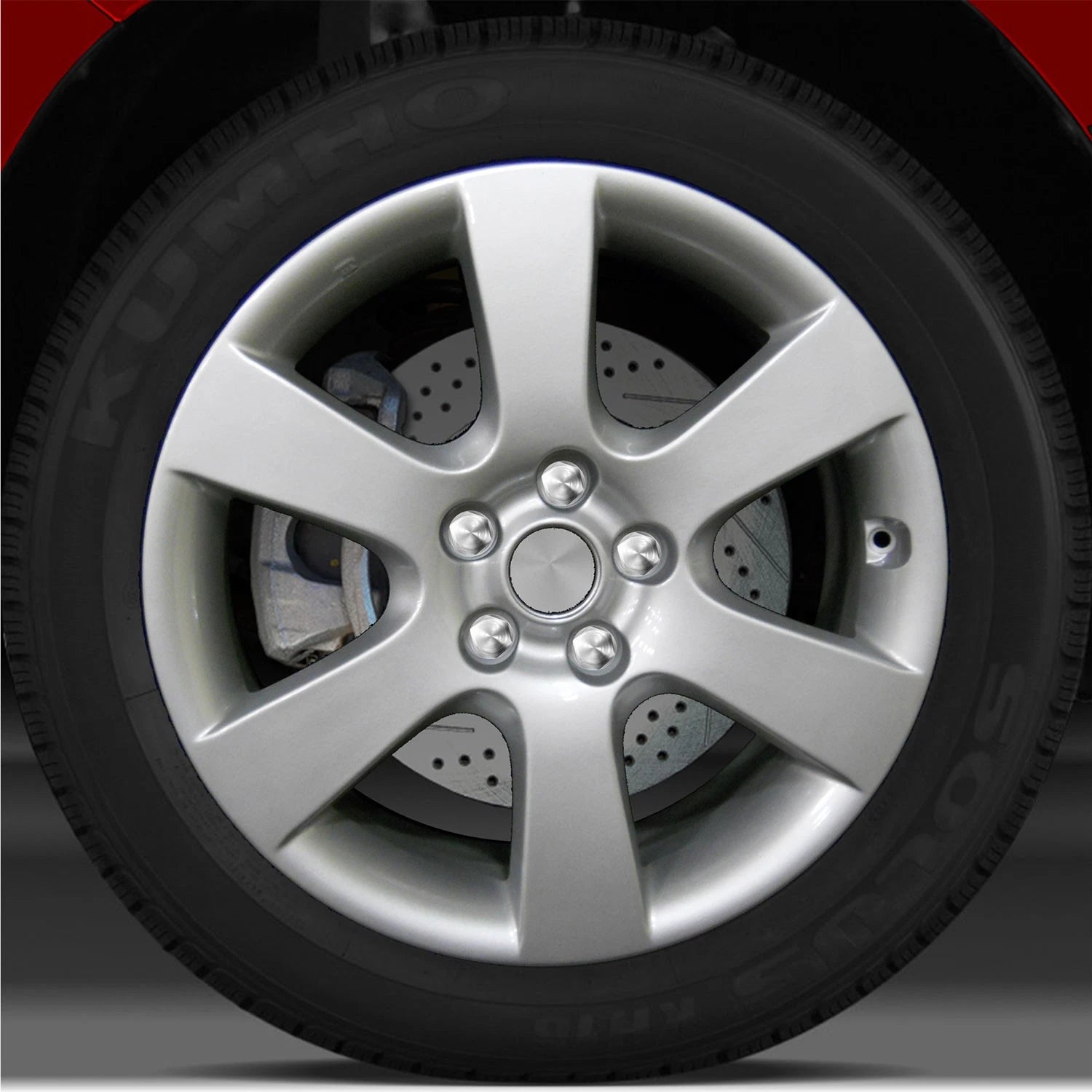 18x7 Factory Wheel (Bright Fine Silver) For 2007-2010 Hyundai Santa Fe