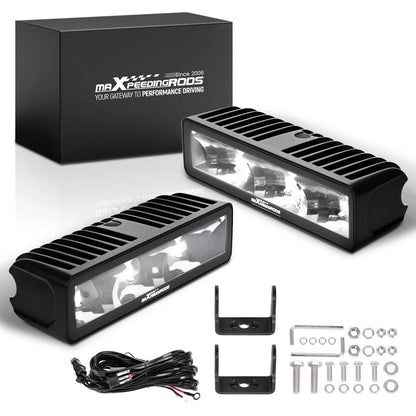6-Inch 60W LED Off-Road Light Bar Spot Beam for Truck SUV ATV (2019–2024)