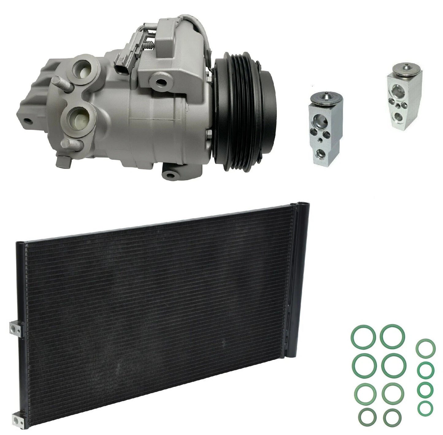 AC Compressor Kit With Condenser for Ford Expedition 3.5L (2015–2017)