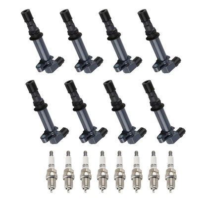 Ignition Coil & Spark Plug Set for Dodge Dakota Durango Ram 1500 (1997–2003)