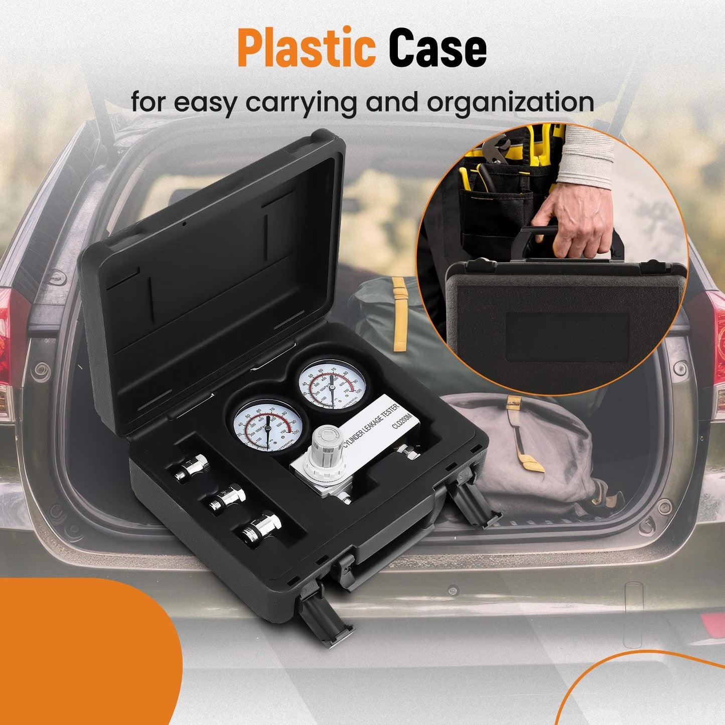 Cylinder Leak Tester Kit Dual Gauge for Engine Diagnostics (2010–2020)