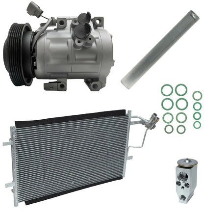 AC Compressor Kit With Condenser For Mazda 3 2.5L (2010–2013)