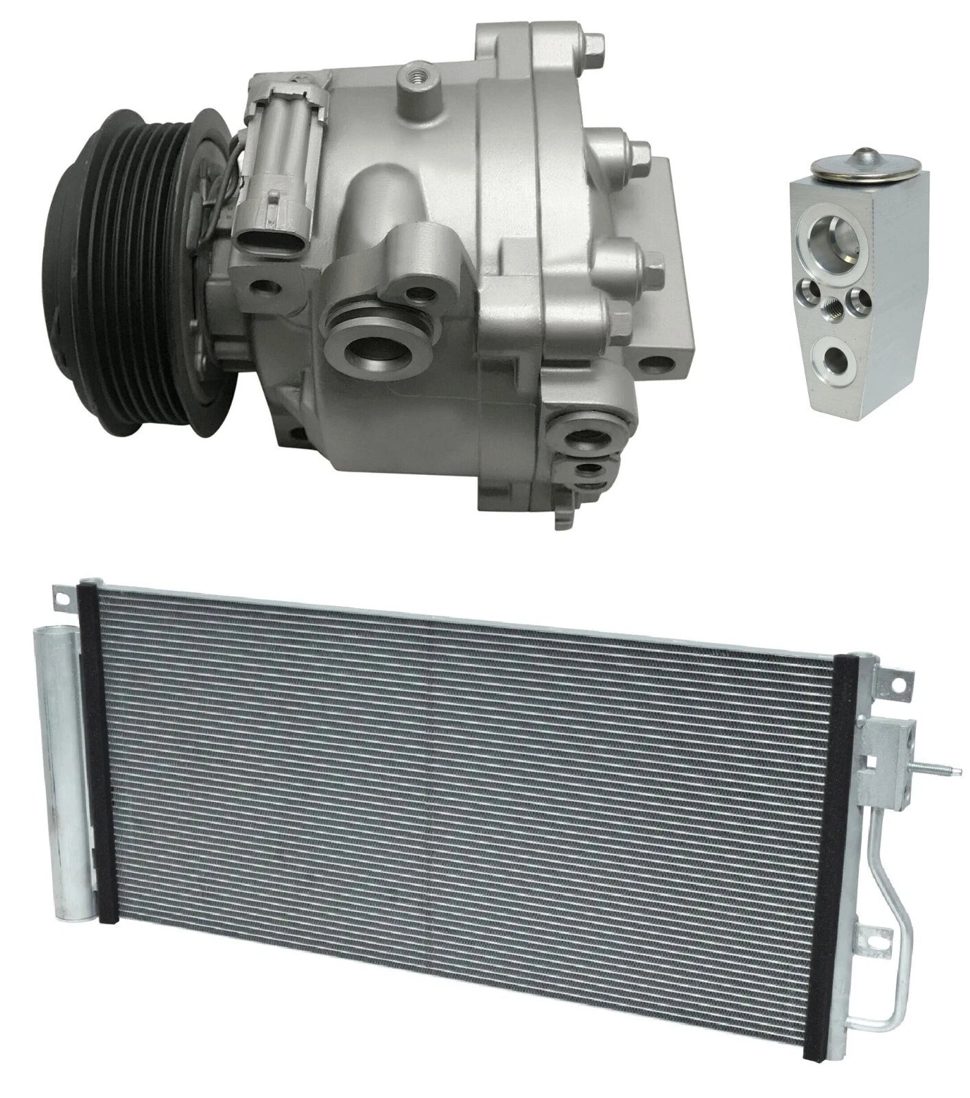 A C Compressor Kit With Condenser for Buick Encore 1.4L (2016–2016)