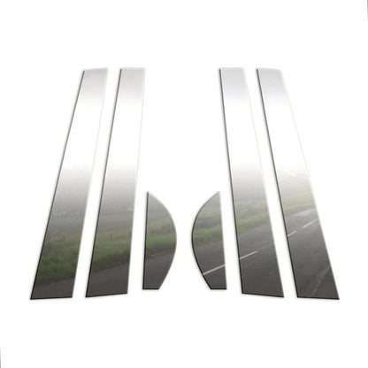 Chrome Pillar Post Covers 6pc Replacement for Dodge Neon (2000–2005)