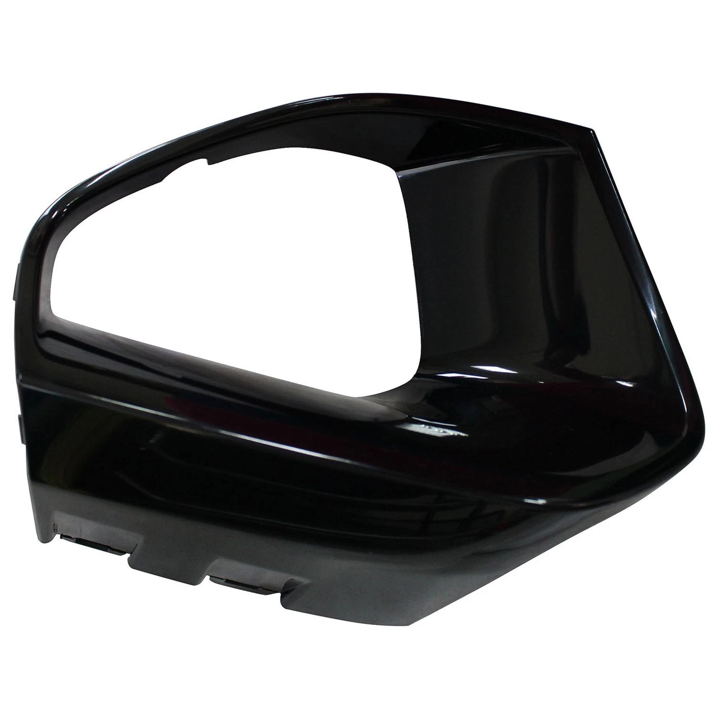 Replacement Black ABS Plastic Passenger Side Bumper Cover Air Duct Bezel