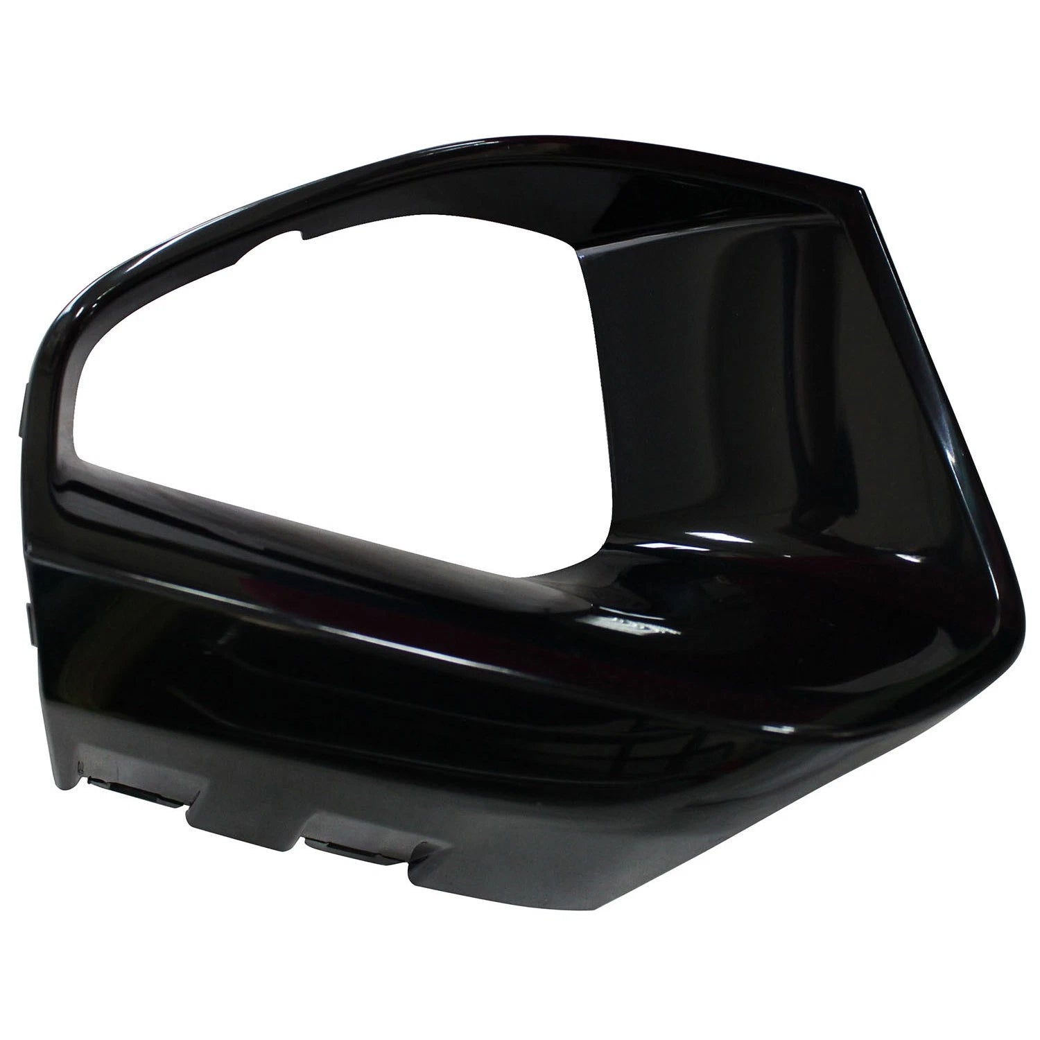 Replacement Black ABS Plastic Passenger Side Bumper Cover Air Duct Bezel