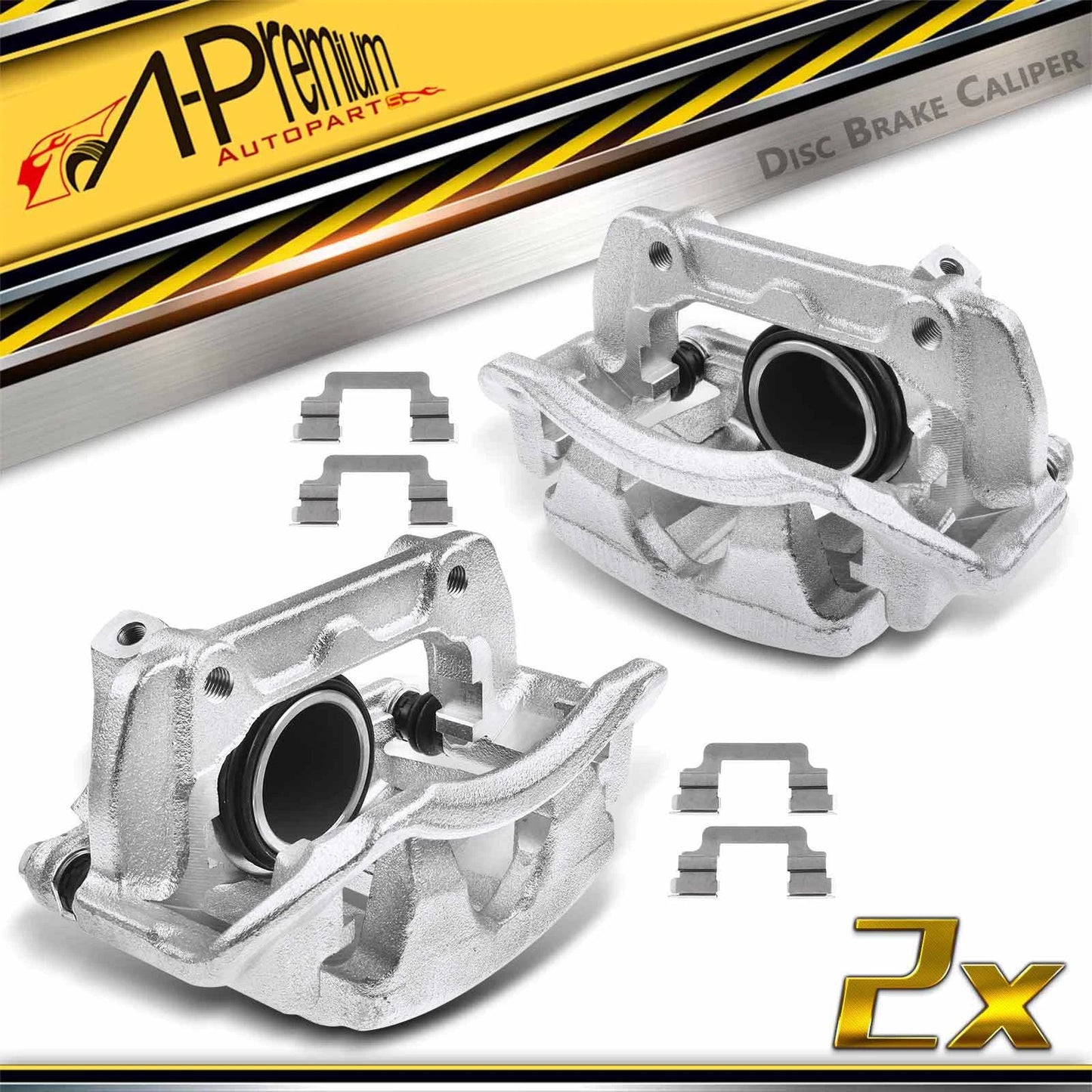 2X Front Disc Brake Caliper for Mercedes-Benz C280 C320 CLK320 CLK350 (1997–2009)